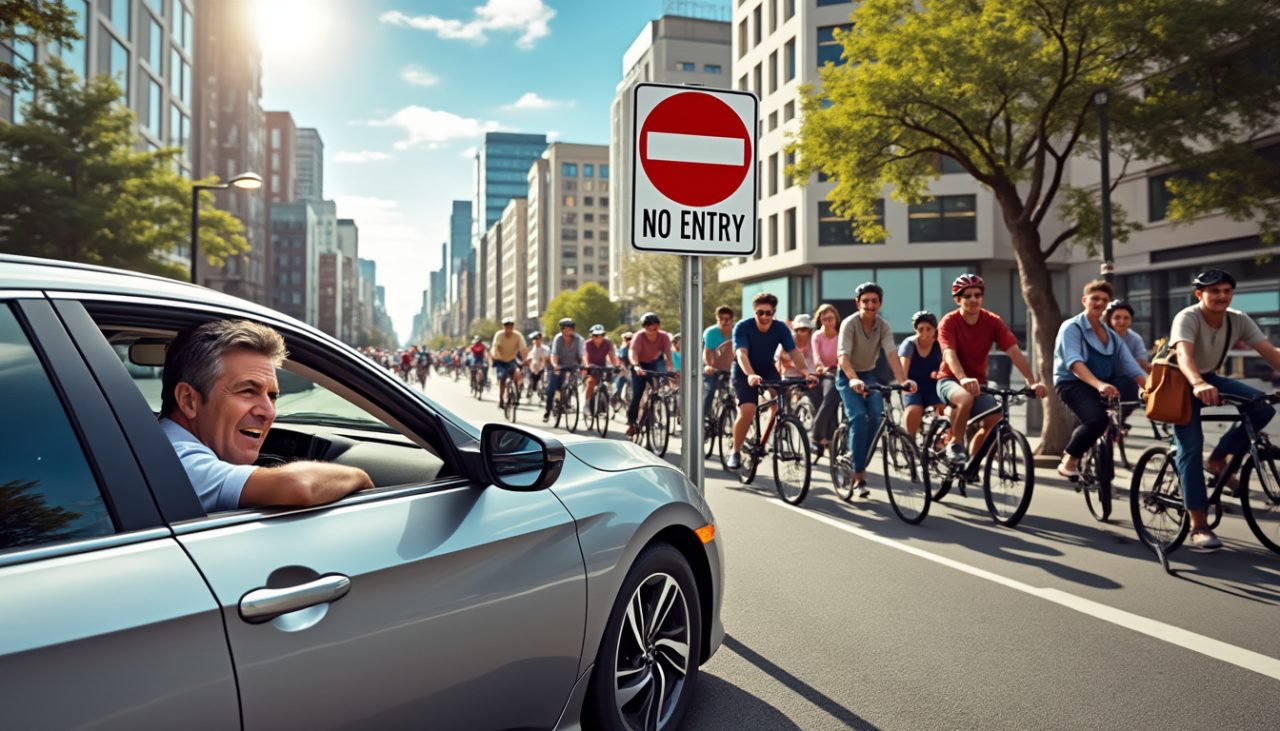 Que faire après avoir emprunté un sens interdit par inadvertance ?