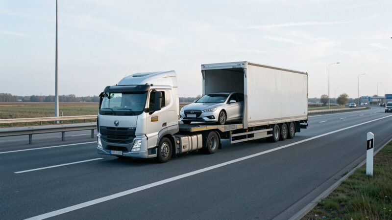 Prix au km pour transporter une voiture : repères et devis